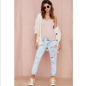 One Teaspoon Awesome Baggies Boyfriend Jean Ripped